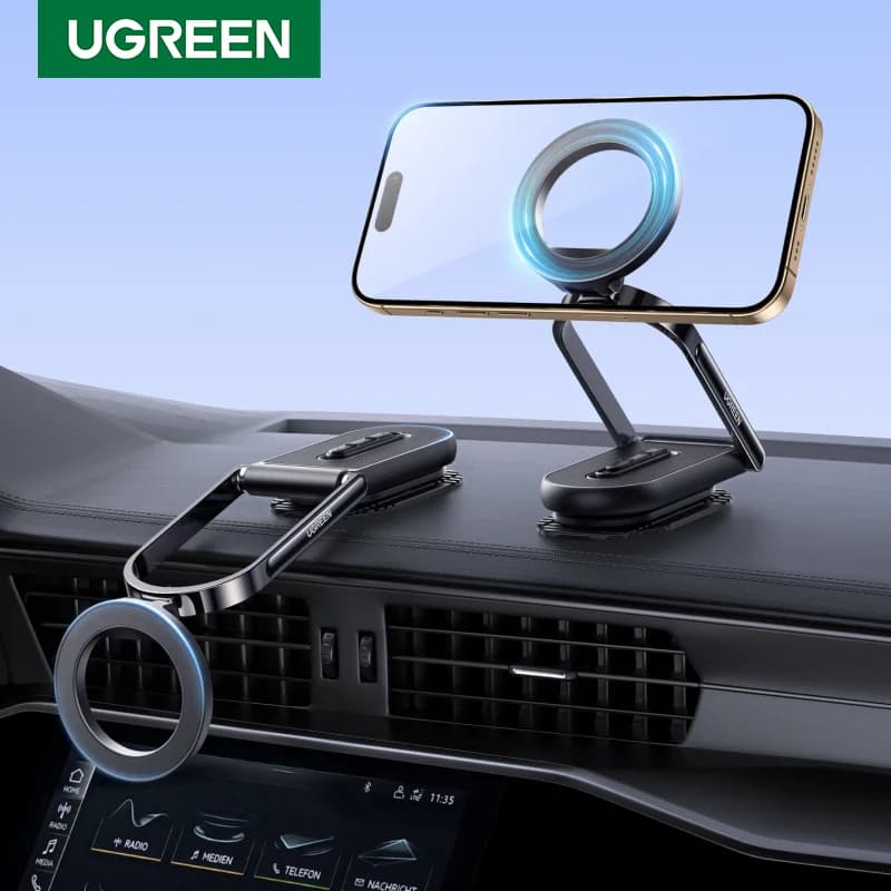 Pemegang Telefon Kereta Dashboard Magnetik Boleh Diputar