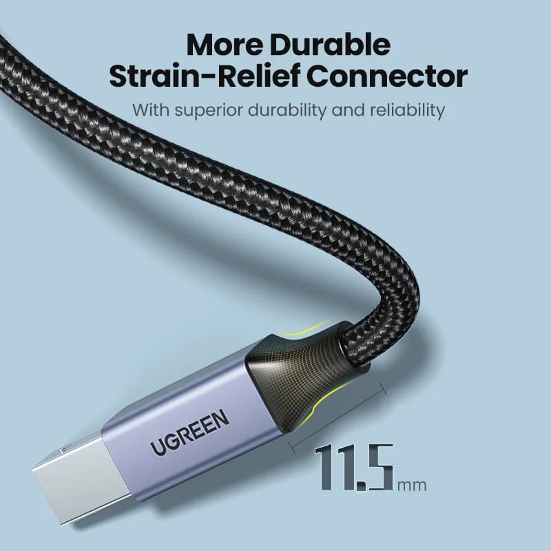 Kabel Pencetak USB-C ke USB Type-B 2.0