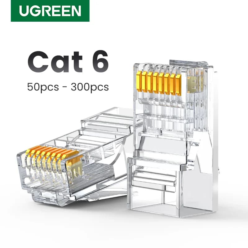 Penyambung Kabel Rangkaian Ethernet RJ45 Cat6