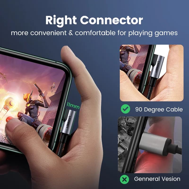Kabel USB-C ke Lightning MFi, PD 20W