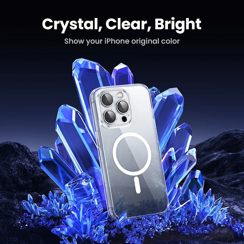 Sarung TPU Magnetik Kalis Runtuhan untuk iPhone