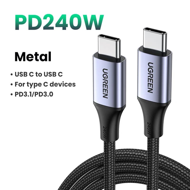 Kabel USB-C ke USB-C, PD 100W, 5A