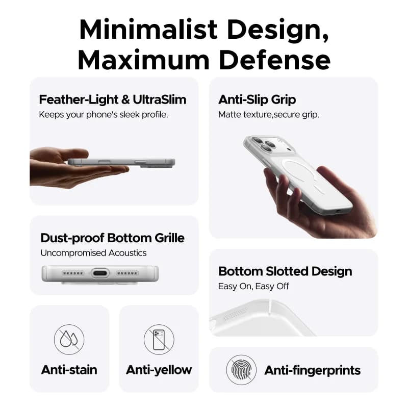 Sarung Kanta Magnetik Anti-Renyuk untuk iPhone Pro Max