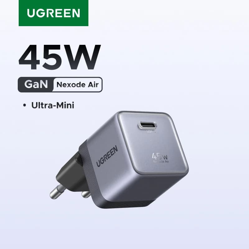 Pen cajur USB-C GaN 45W, Pengecasan Pantas Kompak