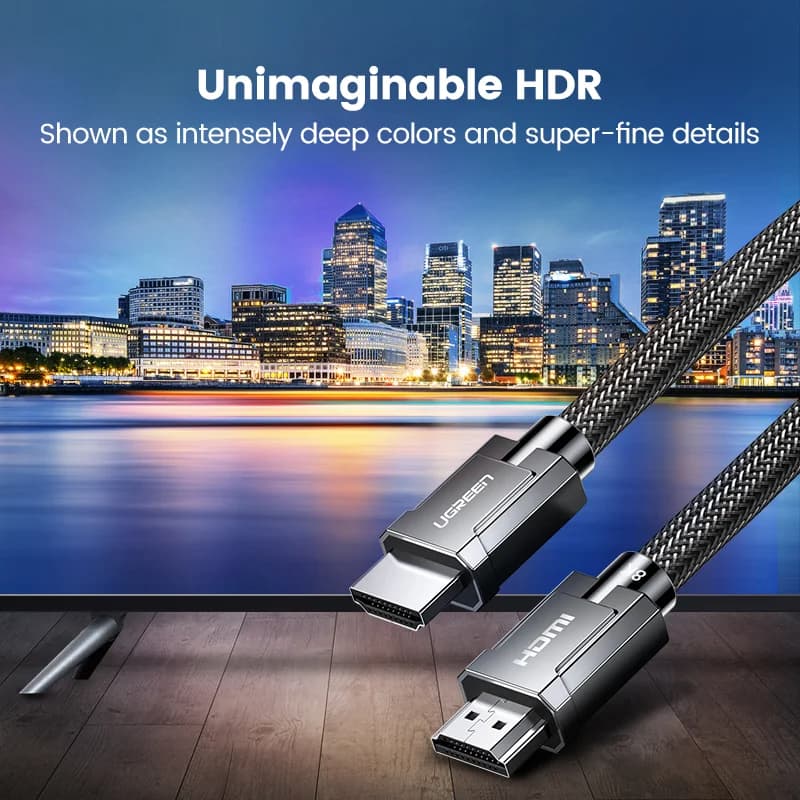 Kabel HDMI 8K, Kelajuan Tinggi 48Gbps