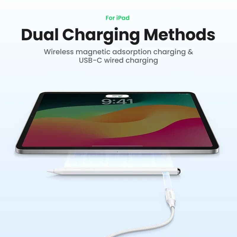 Pen Stylus Wayarles dengan Penolakan Tapak Tangan untuk iPad