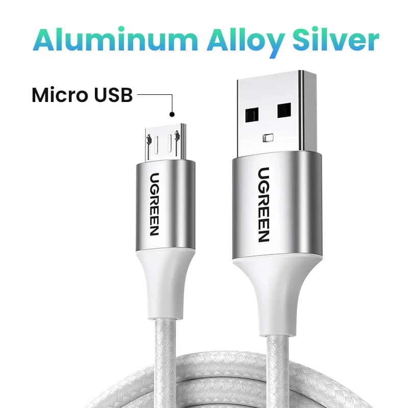 Kabel Micro USB, 2A, Anyaman Nylon