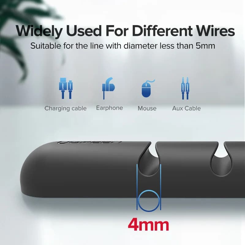 Klip Pengatur Kabel USB Silikon