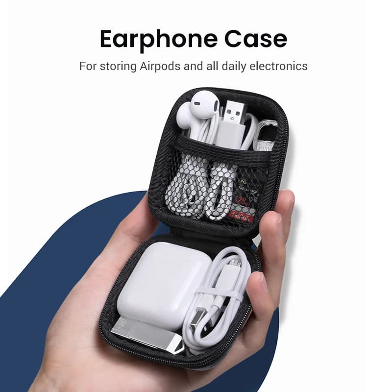 Sarung Simpanan Earphone Cangkerang Keras