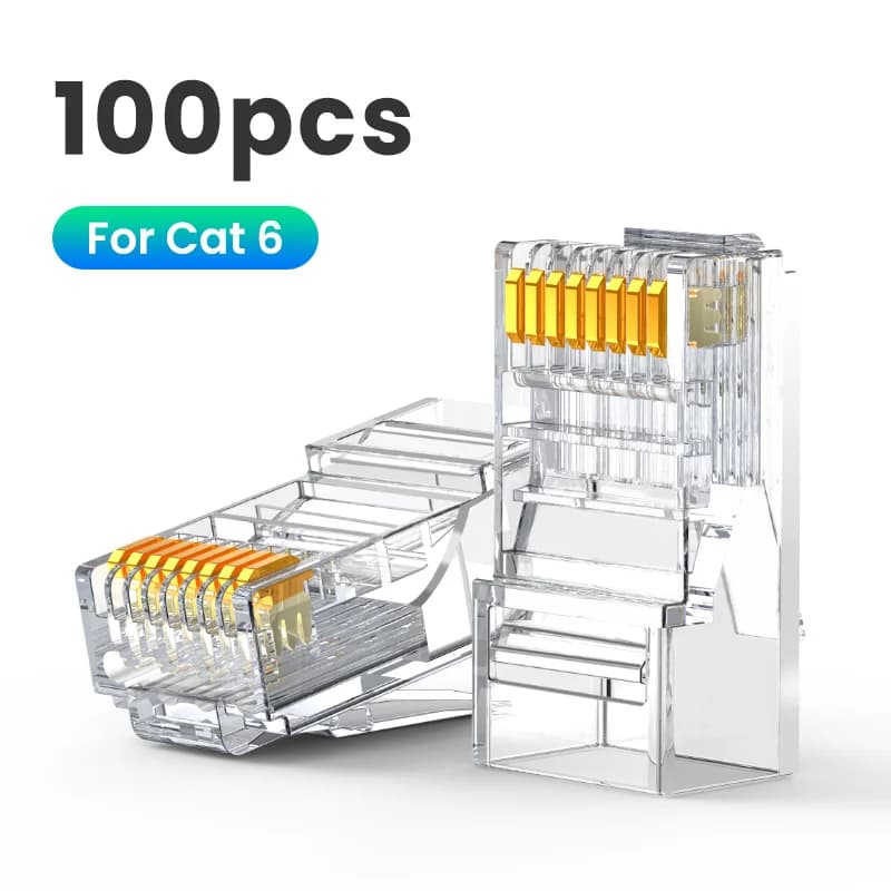Penyambung Kabel Rangkaian Ethernet RJ45 Cat6
