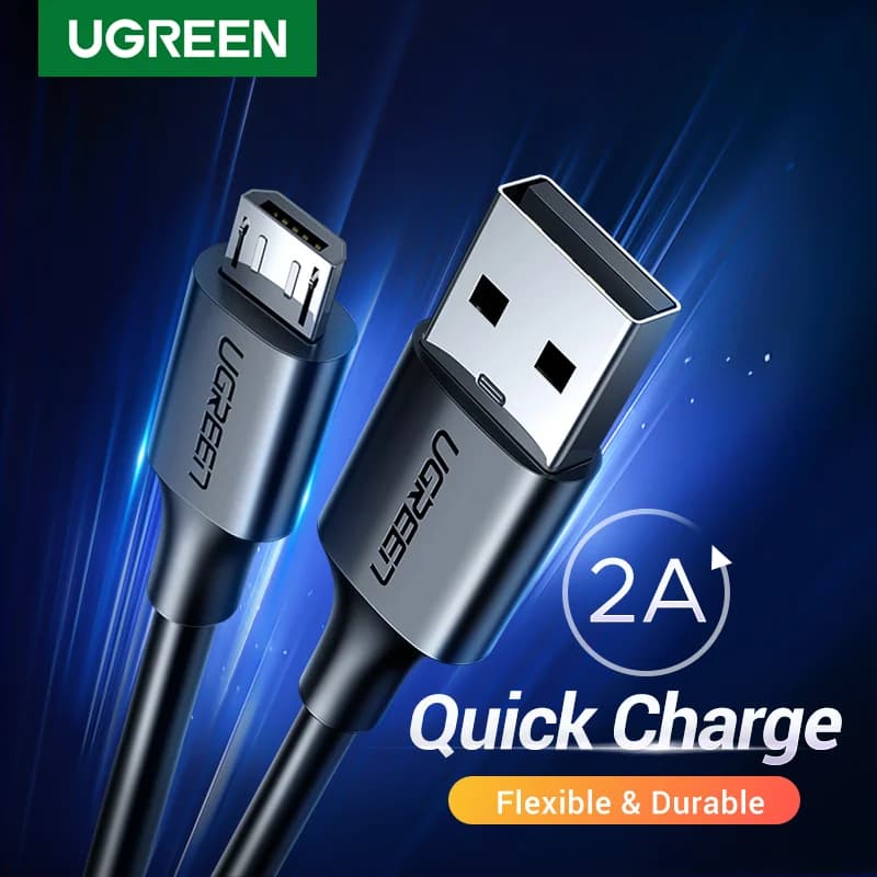 Kabel Data dan Pengecasan Pantas Micro-USB