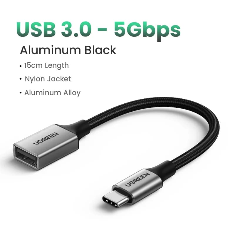 Penyesuai Data OTG USB-C ke USB 3.0