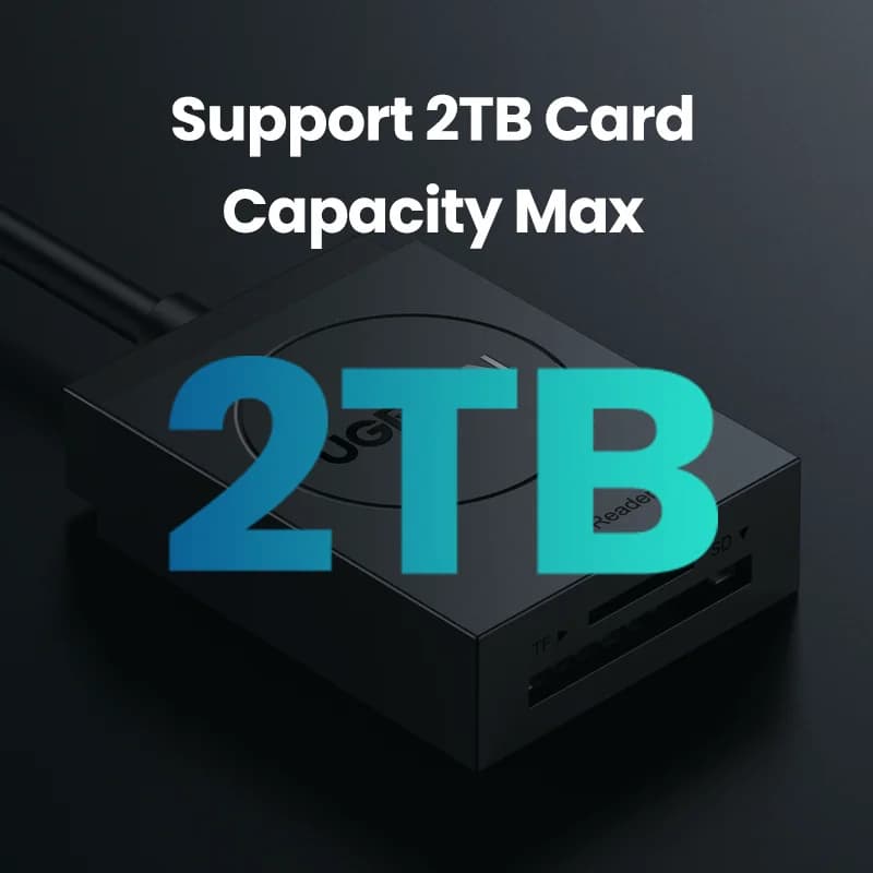 Pembaca Kad SD dan MicroSD 2-dalam-1 USB 3.0
