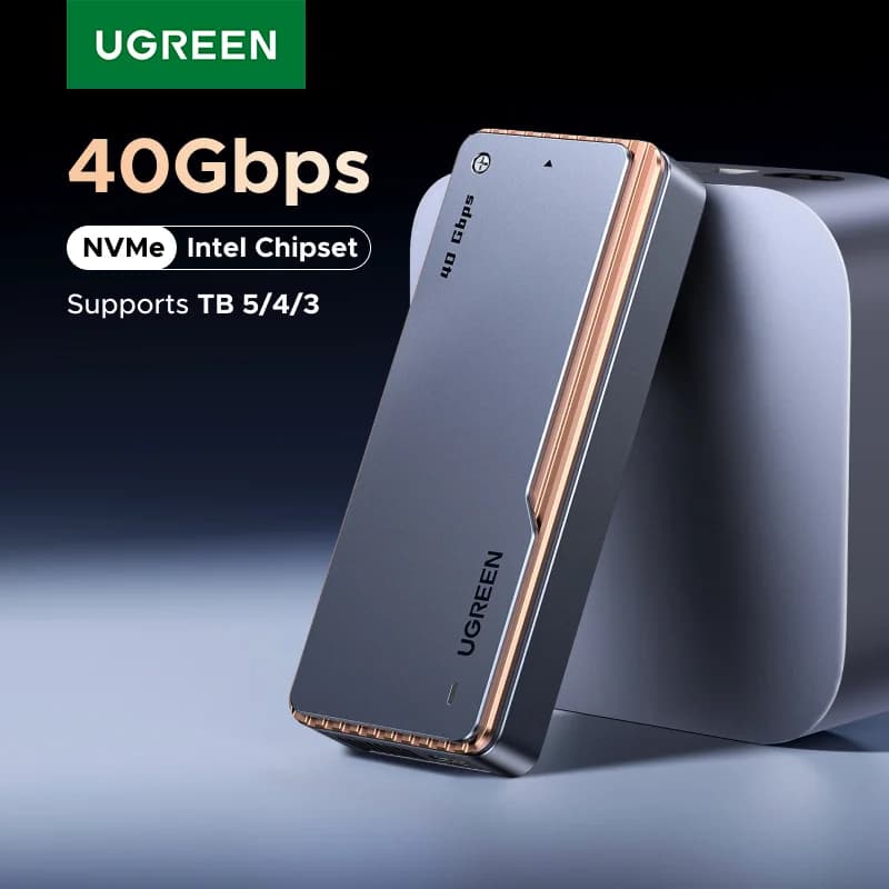 Sarung SSD NVMe 40Gbps Penyesuai M.2 ke USB4