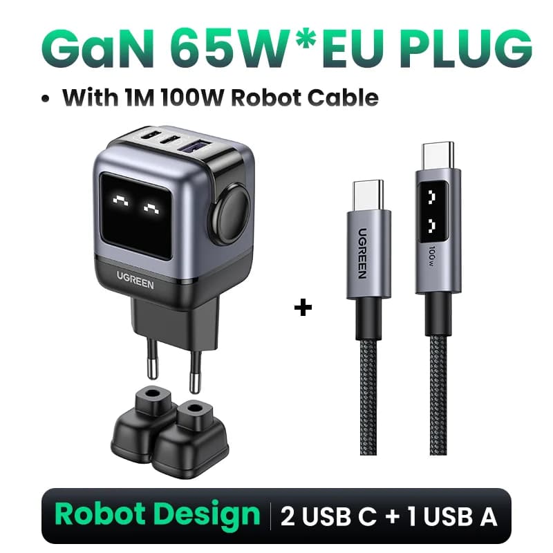Pen cajur Pantas USB-C GaN 65W dengan PPS