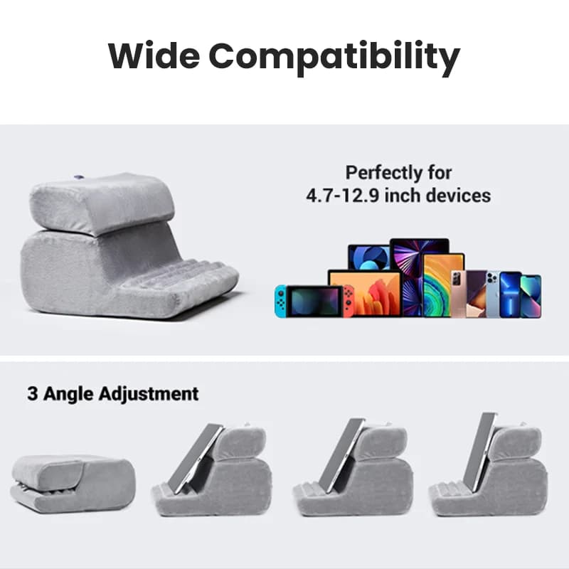 Pillow Stand Tablet dan Telefon Bimbit Boleh Laras