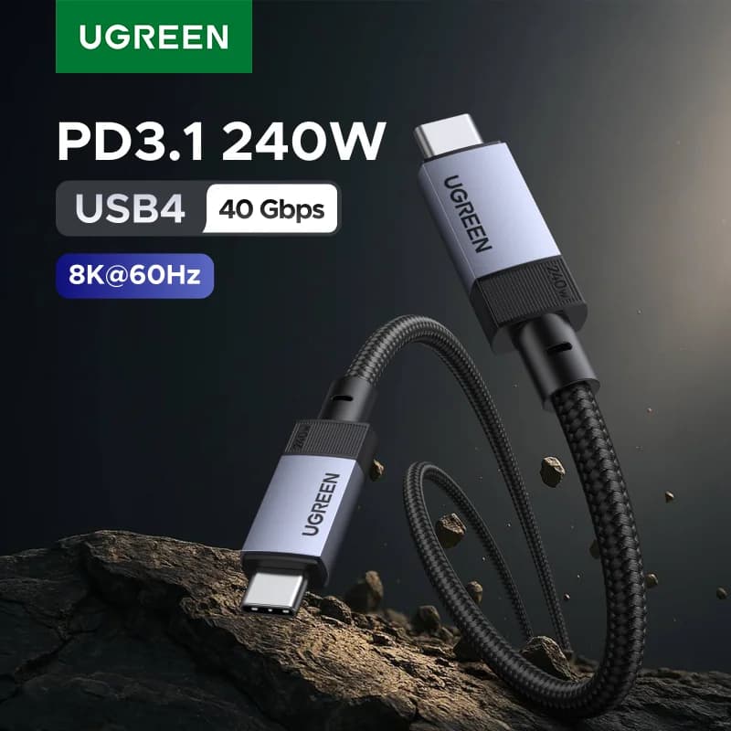 Kabel USB4, PD 240W dan Pemindahan Data 40Gbps