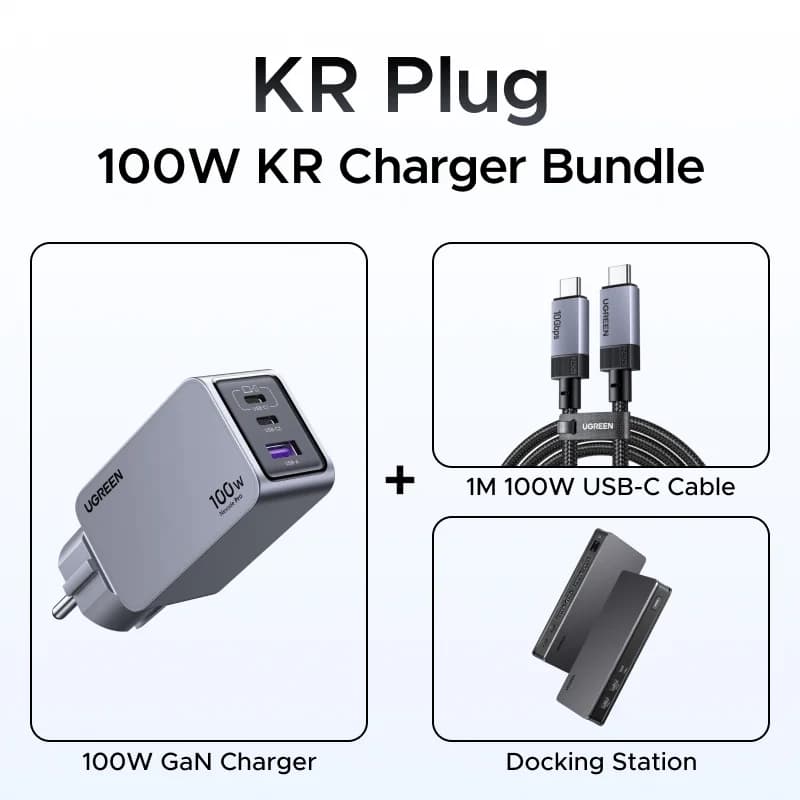 Stesen Dok USB-C 9-dalam-1 dengan Paparan Tiga Skrin