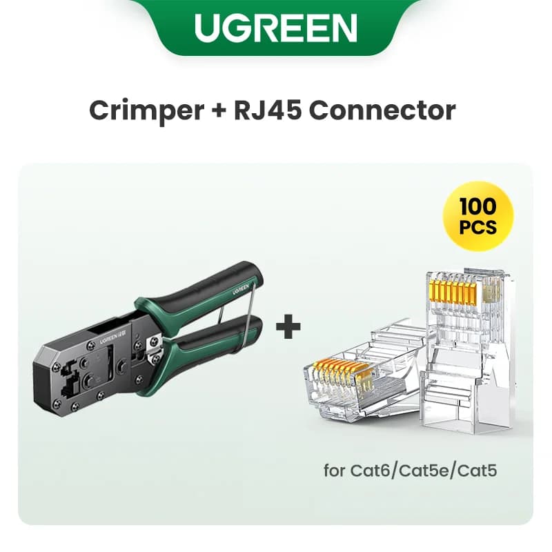 Alat Crimp RJ45 untuk Kabel Ethernet CAT6/7