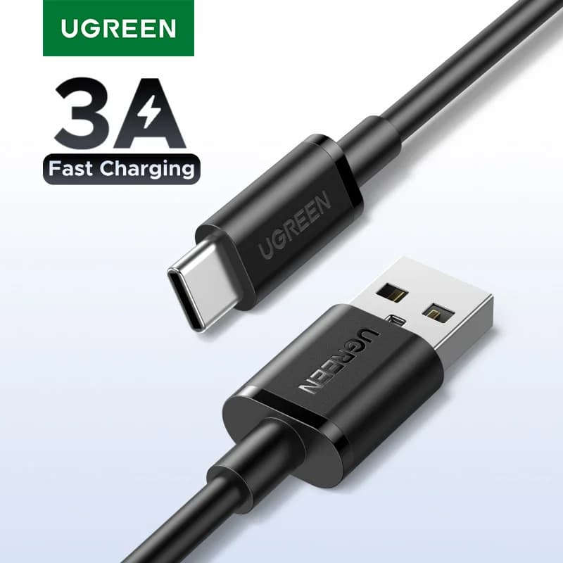 Kabel USB-A ke USB-C, 3A, 0.25-3m