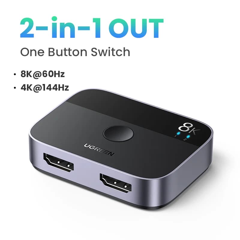 Pemecah dan Penukar HDMI 2.1 8K 60Hz