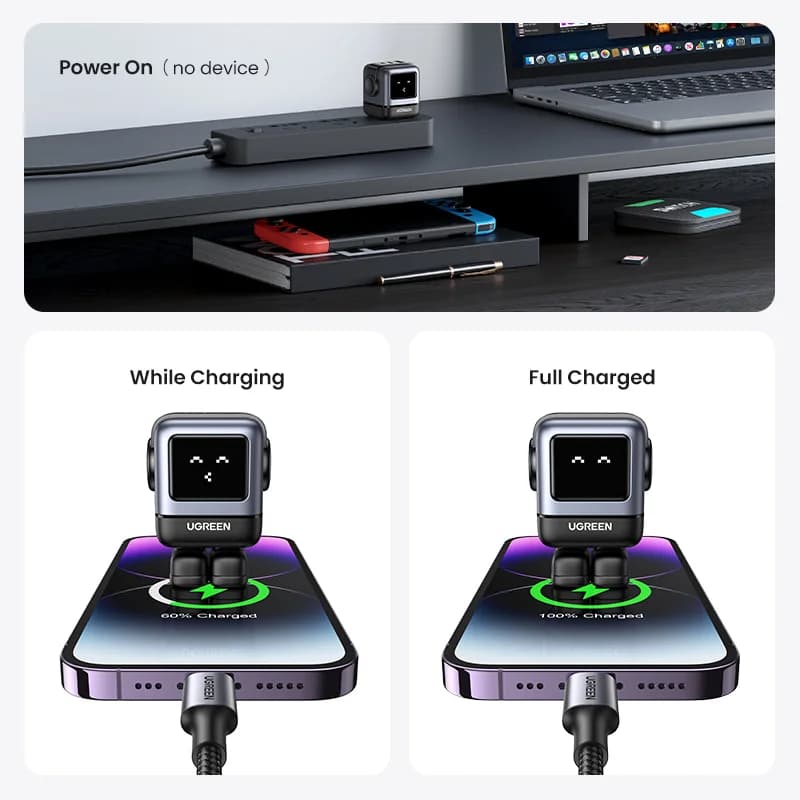 Pengecas Dinding GaN USB-C 65W, Plug AS
