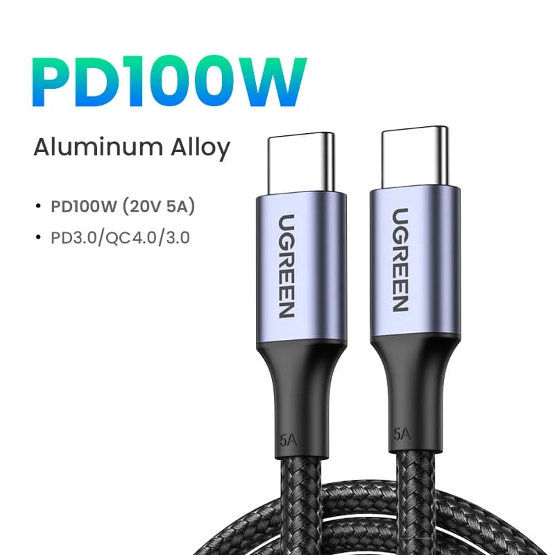 Kabel USB-C ke USB-C, PD 100W, 5A