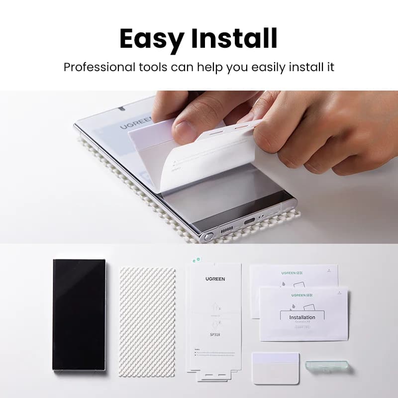Pelindung Skrin Hidrogel 2-Keping untuk Galaxy S23/S22
