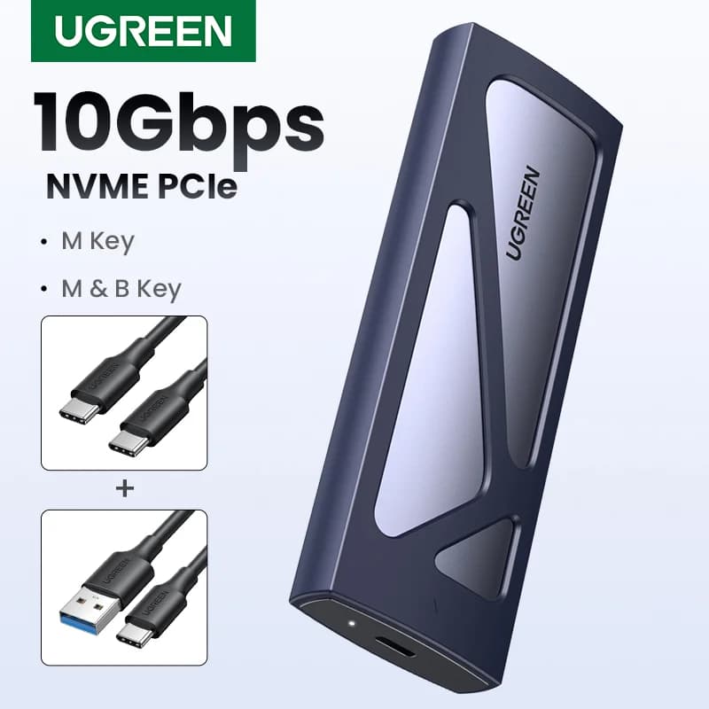 Sarung SSD M.2 NVMe USB-C 5Gbps