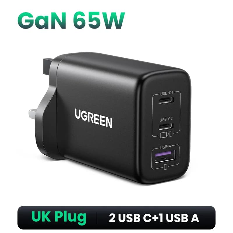 Pengecas Pantas 65W USB-C PD