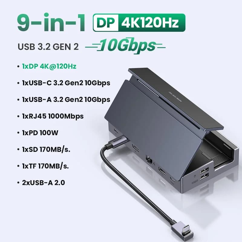 Stesen Dok Steam Deck dengan HDMI