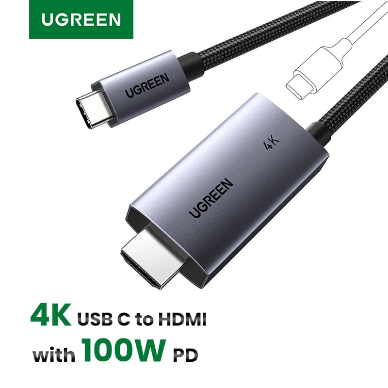 Kabel USB-C ke HDMI, 4K@60Hz, PD 100W, 2m