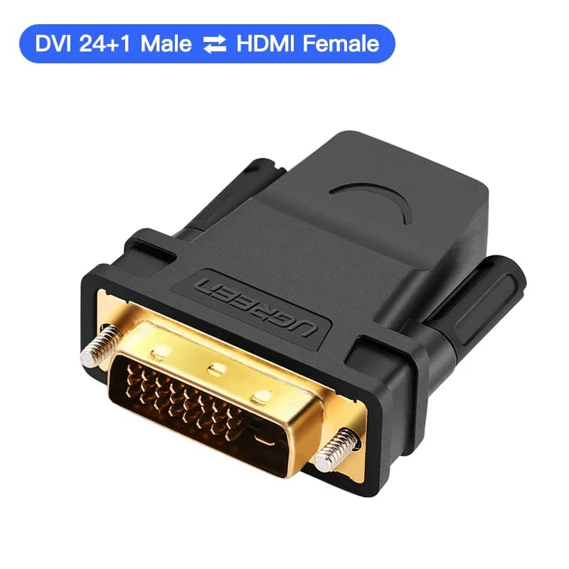 Penyesuai DVI-D ke HDMI Dua Hala
