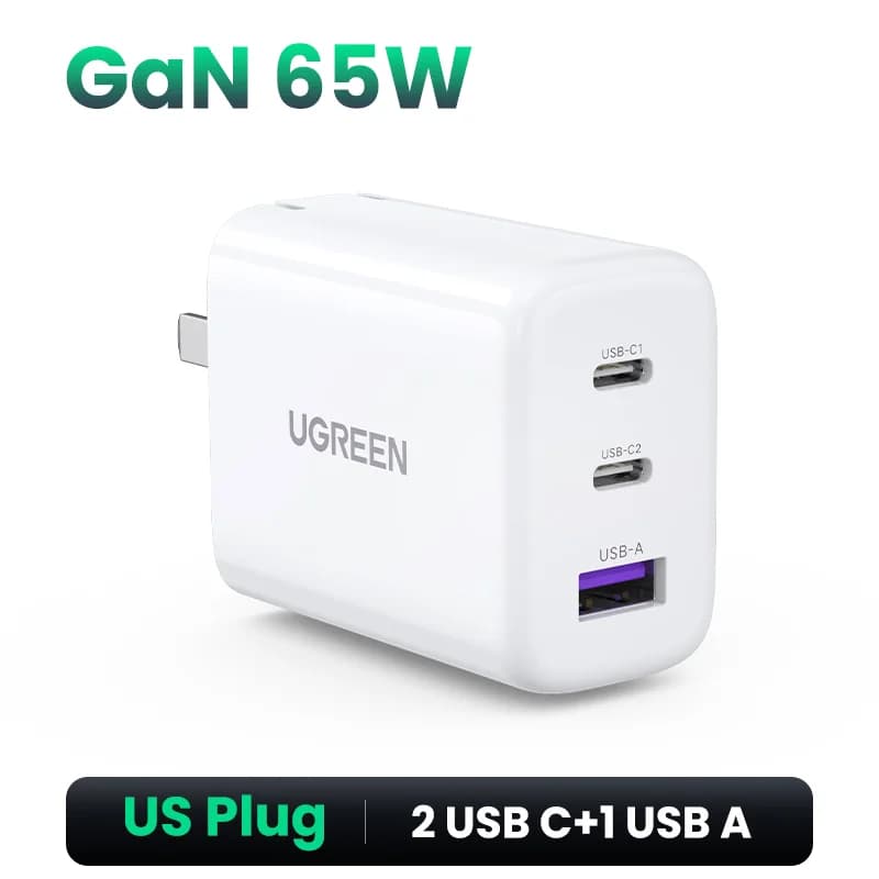 Pengecas Pantas 65W USB-C PD