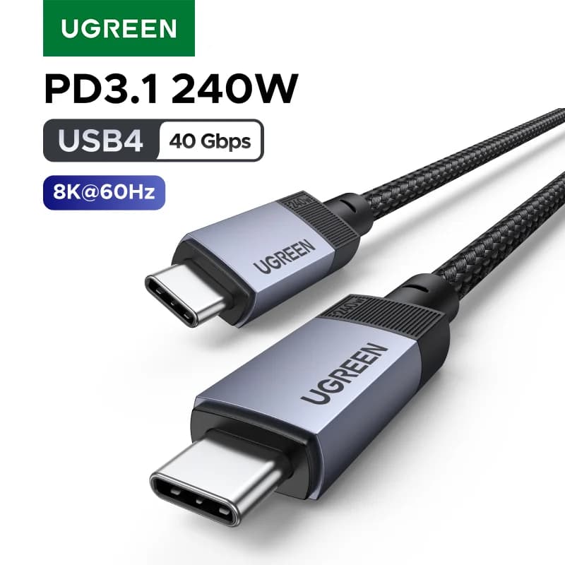 Kabel USB4 USB-C ke USB-C 240W