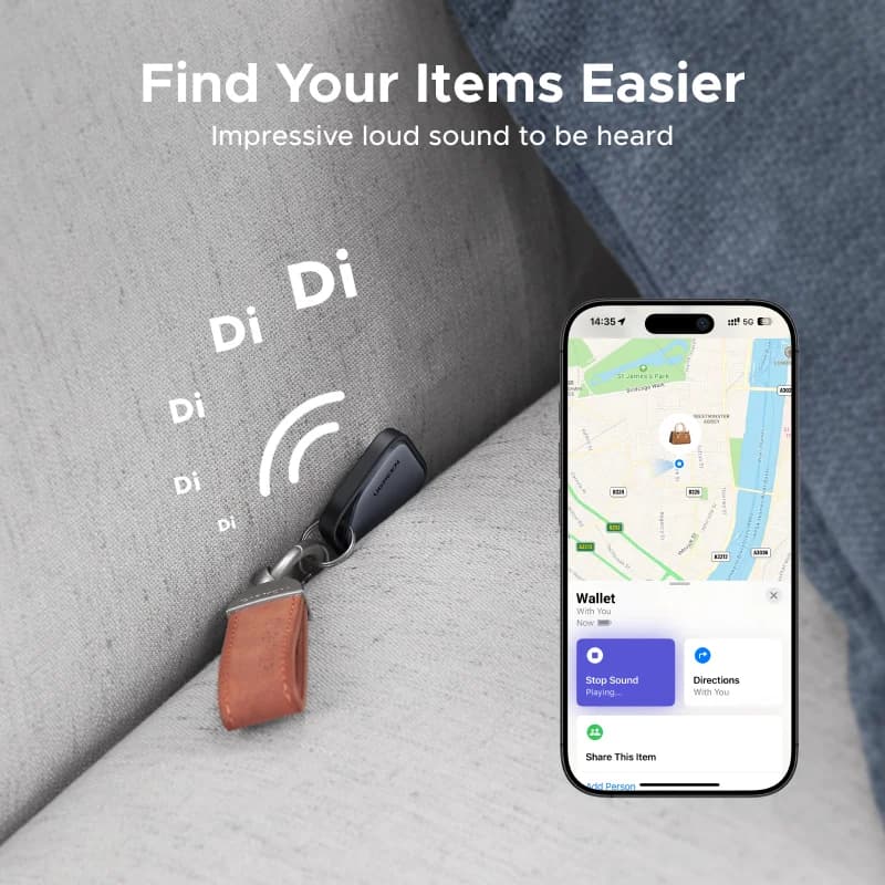 Penjejak Bluetooth Pintar untuk iOS Find My