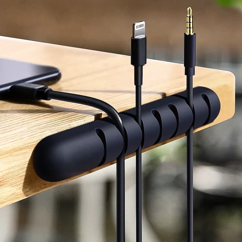 Klip Pengatur Kabel USB Silikon