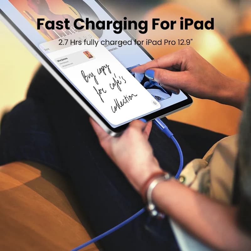Kabel PD USB-C ke USB-C 100W