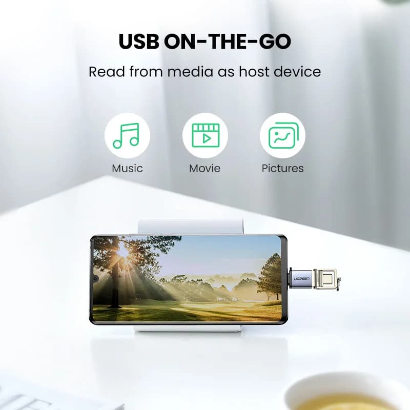Penyesuai USB-C ke USB 3.0, Thunderbolt 3 OTG