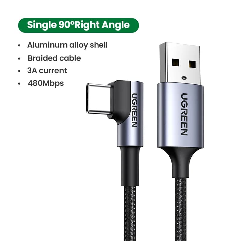 Kabel USB-C ke USB-C, 3A, 0.25-3m