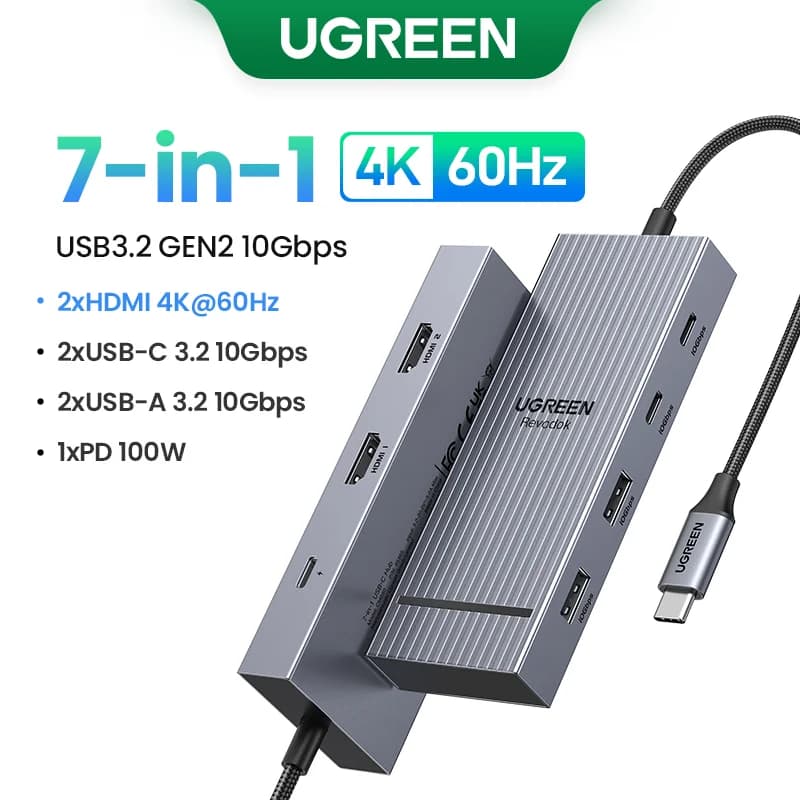 Hub USB-C dengan HDMI 4K & PD 100W