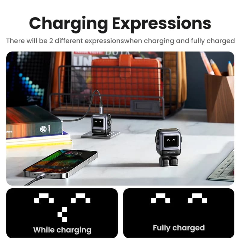 Pengecas Pantas GaN USB-C 30W/65W dengan PPS