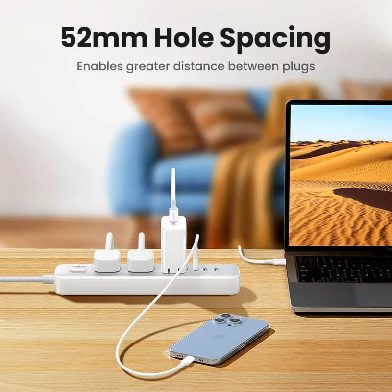 Strip Kuasa Pengecas Desktop 30W dengan Plug UK