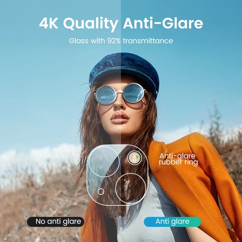 Pelindung Lensa Kaca Penuh untuk Model iPhone Pro